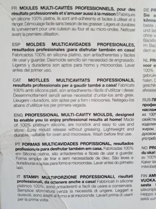 Molde mini madalenas conchas Lékué