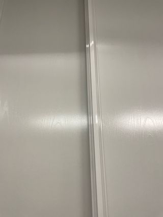 Frente armario empotrado lacado blanco 3 puertas