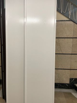 Frente armario empotrado lacado blanco 3 puertas