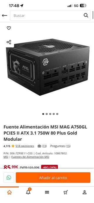 ASUS ROG STRIX RTX 5070 Ti OC 16GB