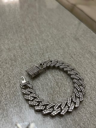 Conjunto Cubano Acero Inox Cadena y Pulsera