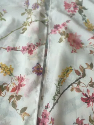 Blusa Lefties floral blanca