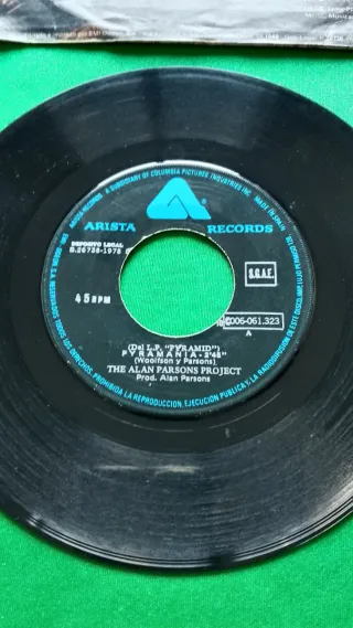 Vinilo 7" The Alan Parsons Project - Pyramania