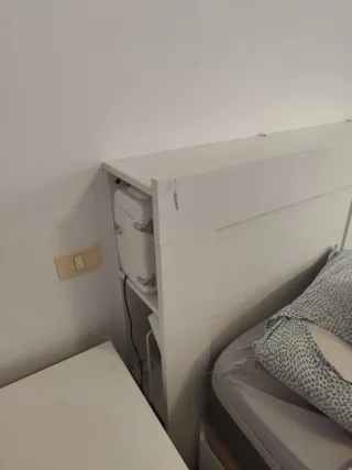 Cabecero Brimnes IKEA Blanco + REGALO