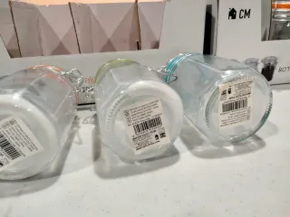 Botes Vidrio Herméticos Colores 24uds 250ml