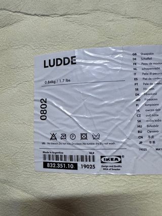 Alfombra Piel Cordero Crema/Crudo/Marron/Topo