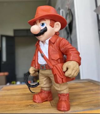 Figura Mario Indiana Jones Nintendo