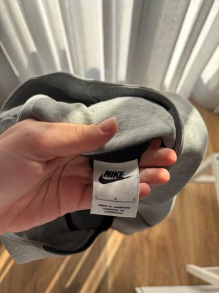 Sudadera Nike Tech Gris Talla L