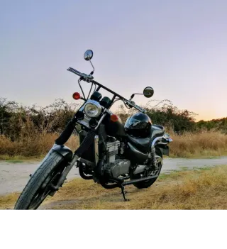 Kawasaki Vulcan EN 500 Custom Negra mate 60000 kms