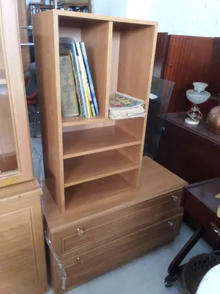 Conjunto Muebles Madera Clara