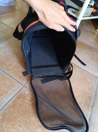 Transportín Flamingo Negro y Rojo