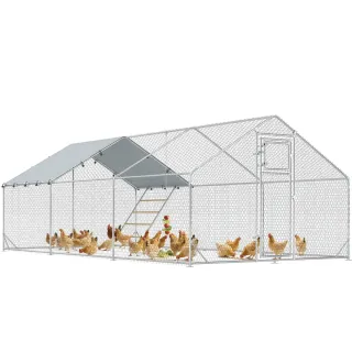 Gallinero Metálico 3x6m con Percha