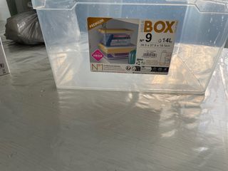 Caja HEGA Box 9 14L Transparente