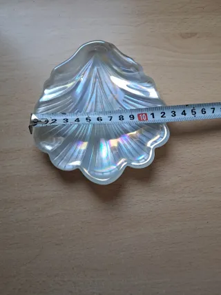 Concha Bautizo Nacarada Cristal Nueva Caja