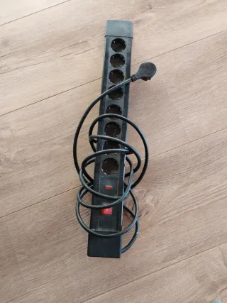 Regleta 8 enchufes con interruptor