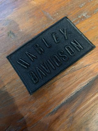 Toppa Patch Harley Davidson Nera