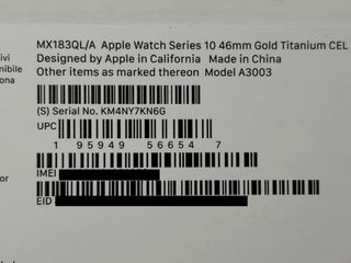 Apple Watch Series 10 Titanio Dorado