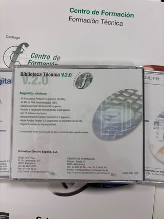 Catálogo de centro de formación con CDs
