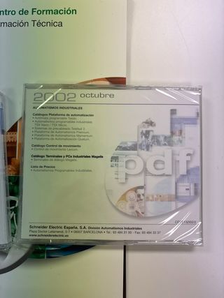 Catálogo de centro de formación con CDs