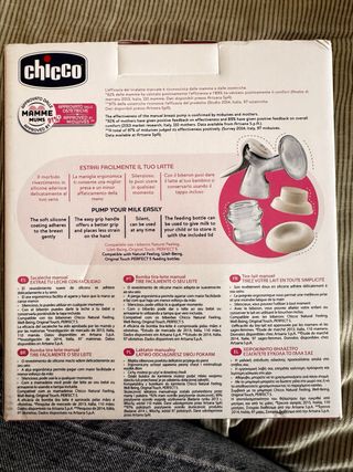 Sacaleches Manual Chicco Ergonómico