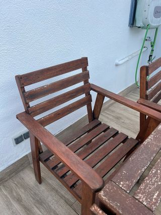 Conjunto mesa y sillas de jardín Teka