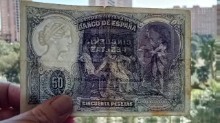 BILLETE 50 PESETAS 1931 EDUARDO ROSALES