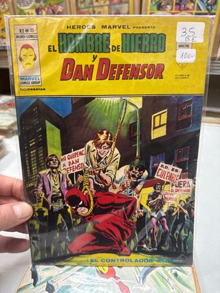 Héroes Marvel V2 35 El Hombre de Hierro y Dan Defe