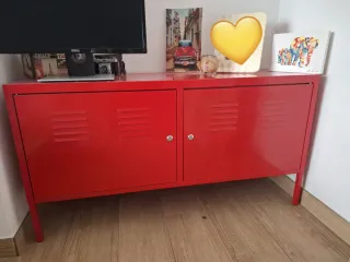Aparador Metálico Rojo Ikea
