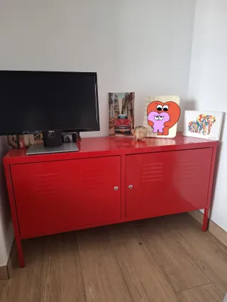 Aparador Metálico Rojo Ikea