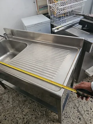 Fregadero industrial acero inoxidable