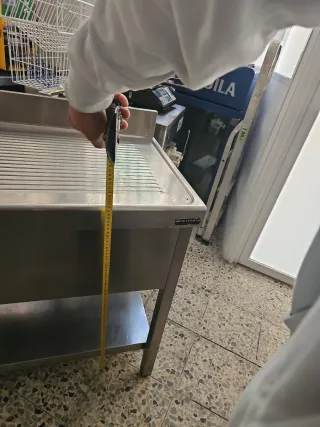 Fregadero industrial acero inoxidable