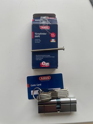 Cilindro seguridad ABUS D6PS, nueva.  L