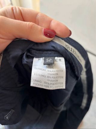 Completo uomo Brind blu taglia 52