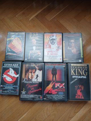 Lote 8 Películas VHS Originales