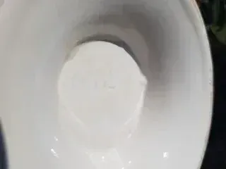 Antiguo albarelo de cerámica pieza numerada