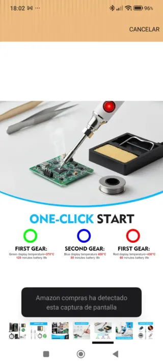 Soldador de estaño por USB Nuevo a estrenar