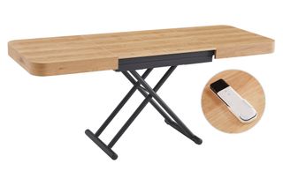 Mesa centro elevable y extensible