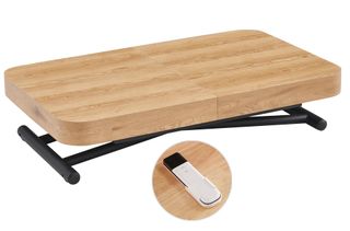 Mesa centro elevable y extensible