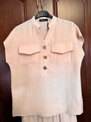 Conjunto blusa y pantalón Jasmine Talla S/M