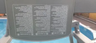 Escalera Piscina Metal/Plástico BESTWAY, GREE.