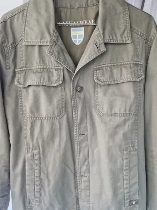 Chaqueta Deportiva Zara Verde Oliva