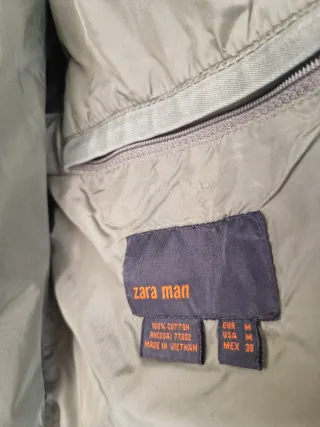 Chaqueta Deportiva Zara Verde Oliva