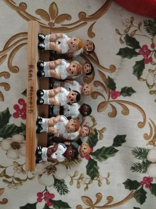 Figuras de futbolistas Real Madrid