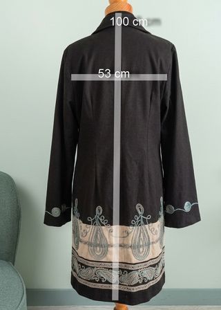 Vestido-Abrigo Anany Bordado