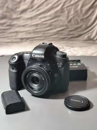 Canon EOS 6D + Lentes EF 85mm f1.8 y 40mm f2.8