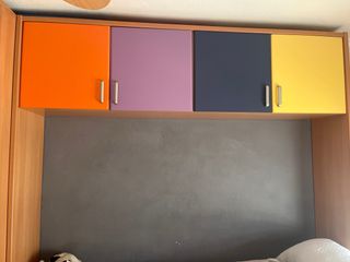 Cama nido con cajones y mesita