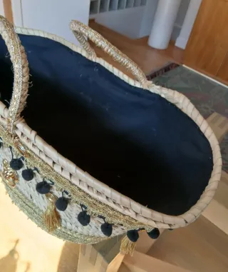 Borsa Coffa Siciliana Beige e Oro