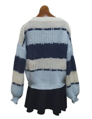 Jersey de punto suave con rayas