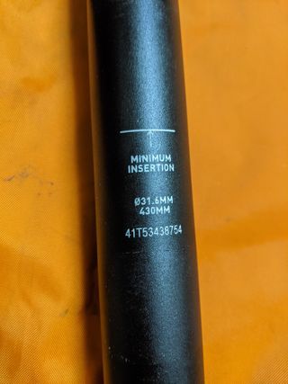 Tija Reverb Stealth EXCELENTE,Revisada. 31.6 150mm