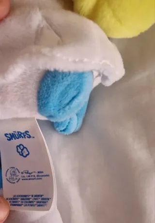 Pack 2 Peluches: Pitufina y Pitufo 30 cms